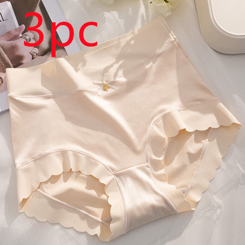Satin Seamless Ice Silk Underwear