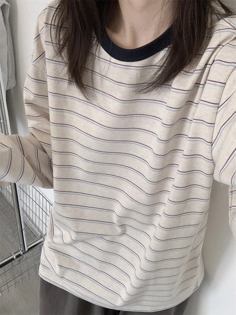 LineaWave Striped Long Sleeve Tee