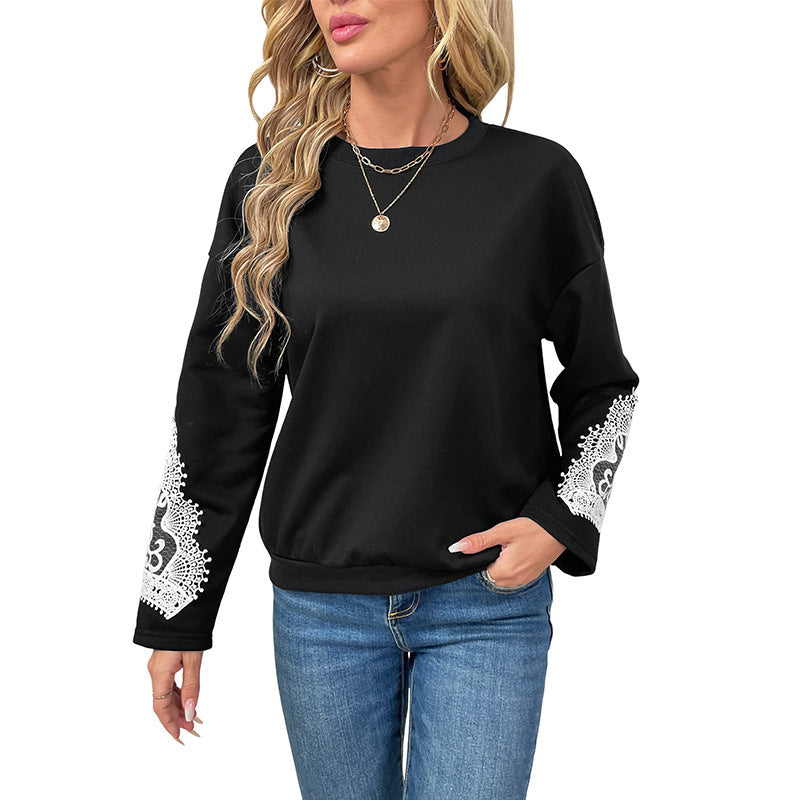 LaceWhisper Pullover