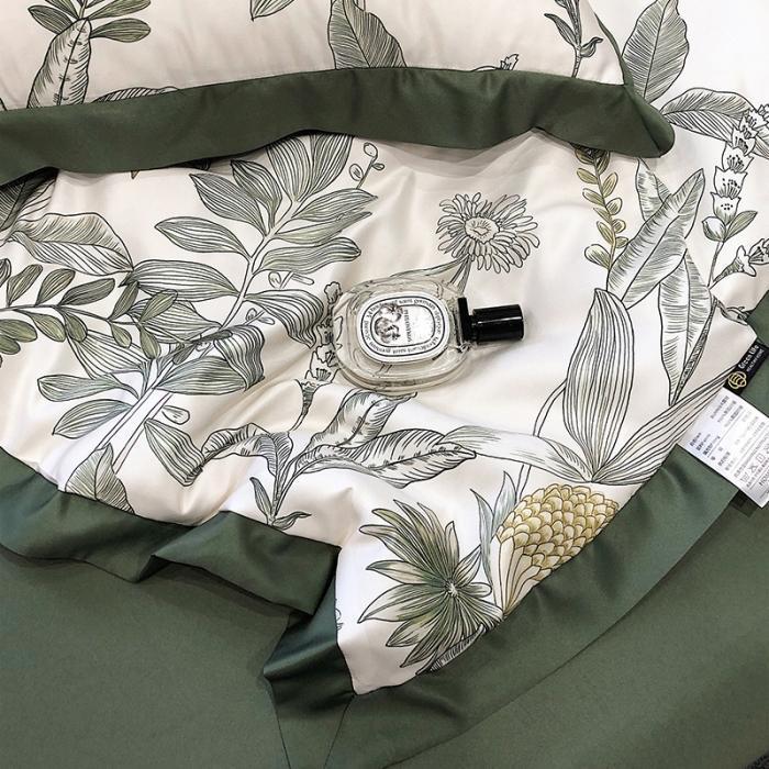 Tencel Summer Duvet Four-piece Washed Silk