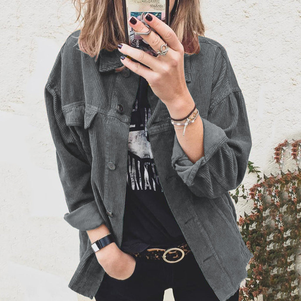 HeritageCord Button Cardigan