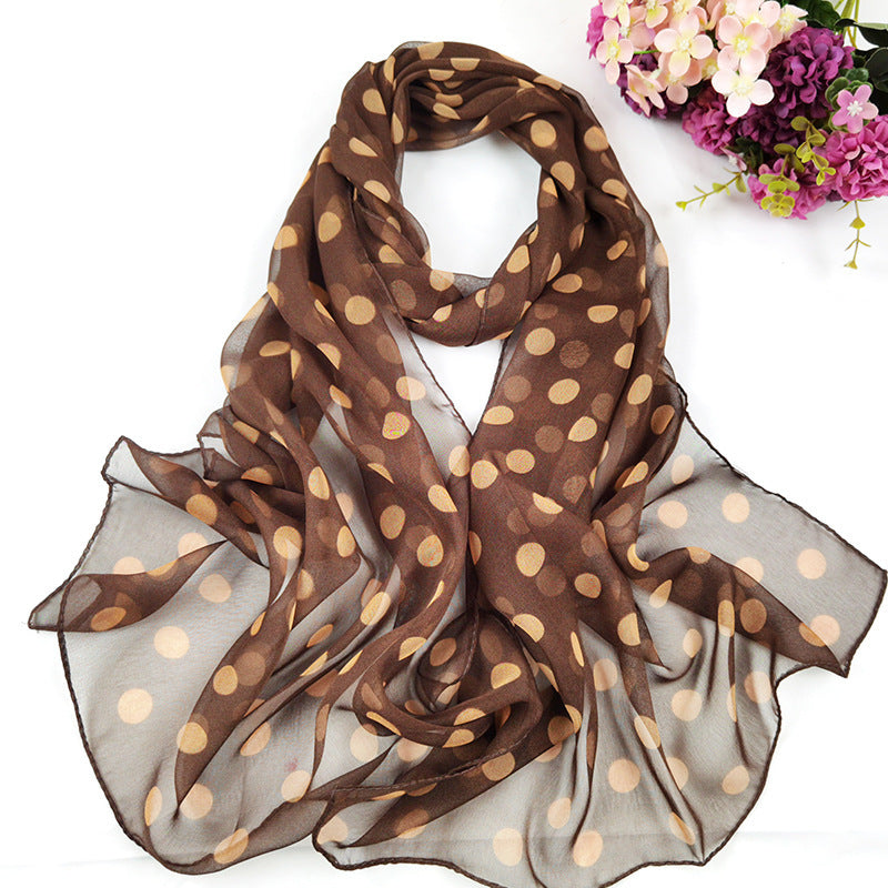 Summer Women's Sunscreen Long Silk Scarf