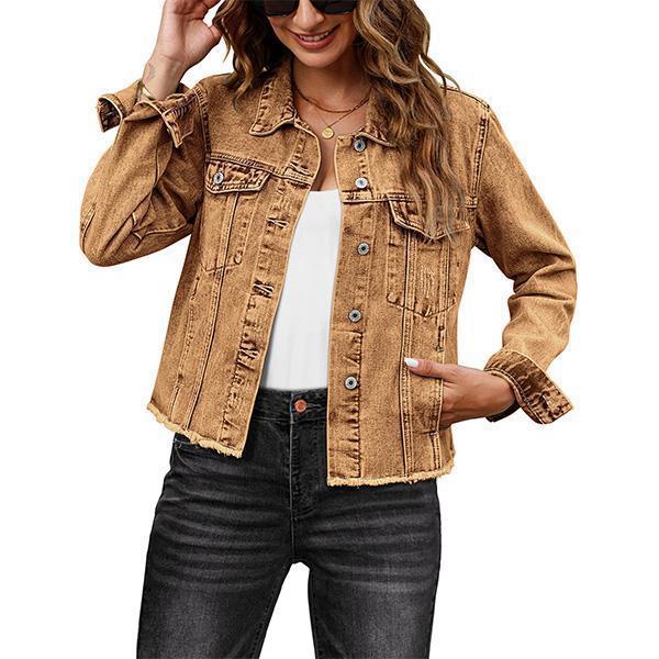 Eterna Embossed Denim Luxe Jacket
