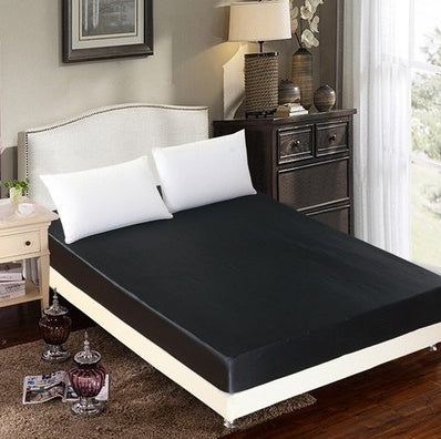 Summer ice silk silk silk bed solid color bed cover bed package bed cover special pillowcase