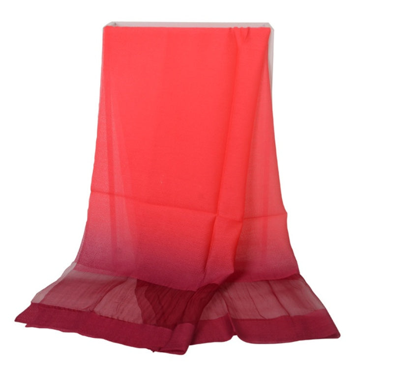 Silk scarf lady silk beach towel silk scarf sunscreen air conditioner shawl