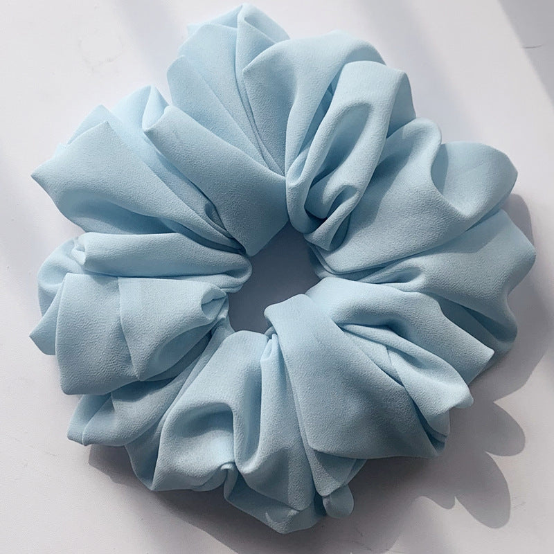 Big Head Bouquet Chiffon Large Intestine Ring Hair Ring