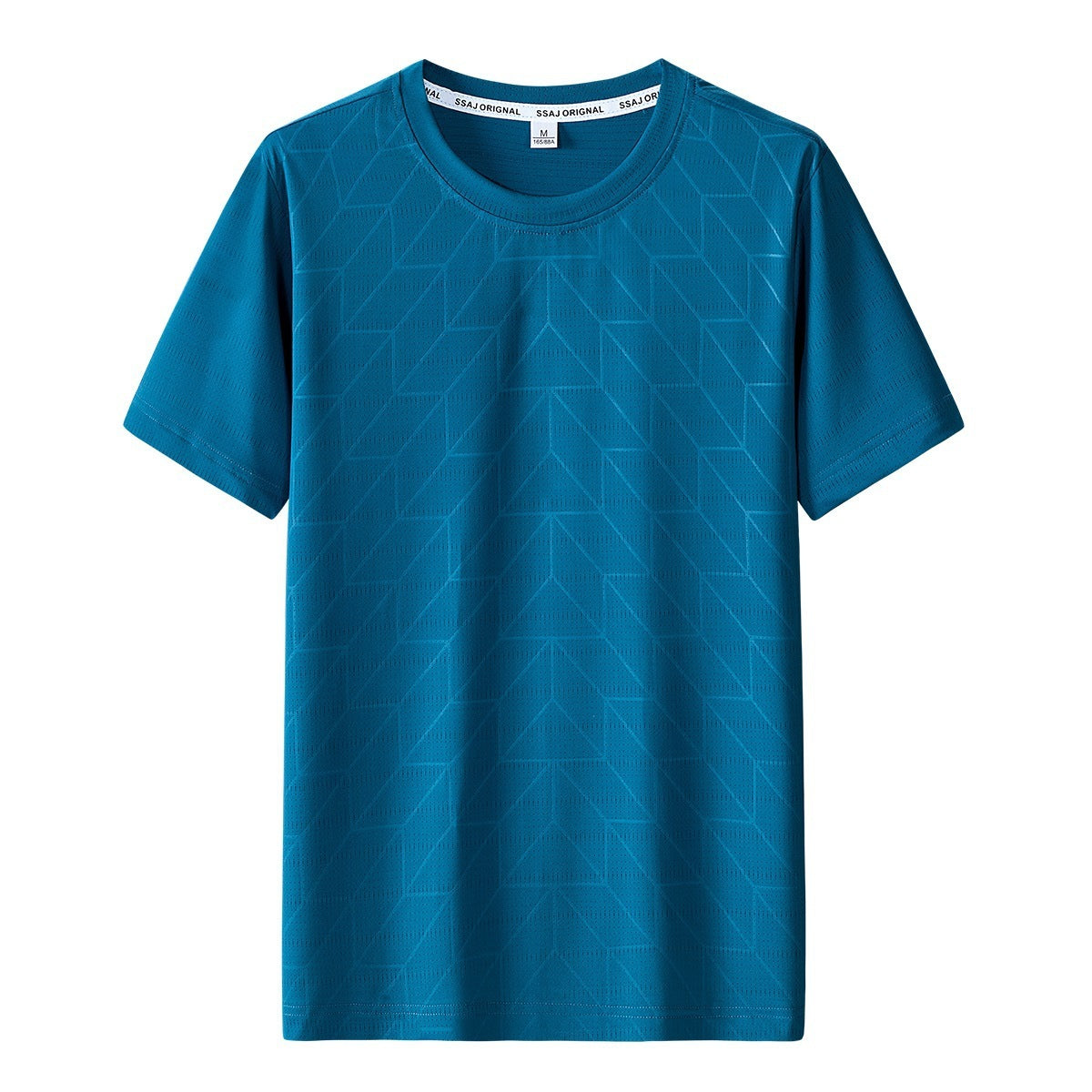 Summer Printed Ice Silk Short Sleeve T-shirt