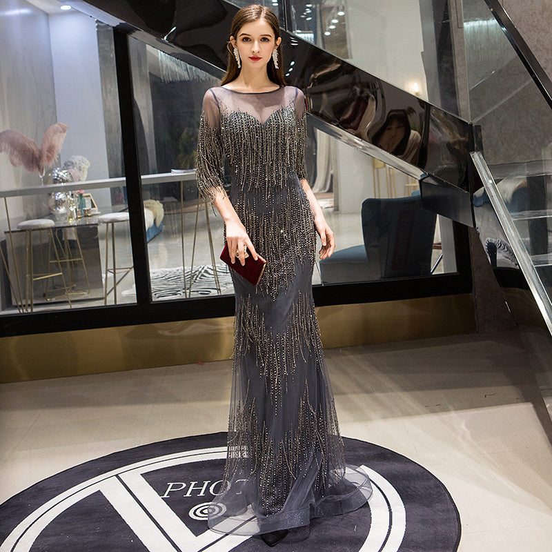 Noir Éloquence Gown