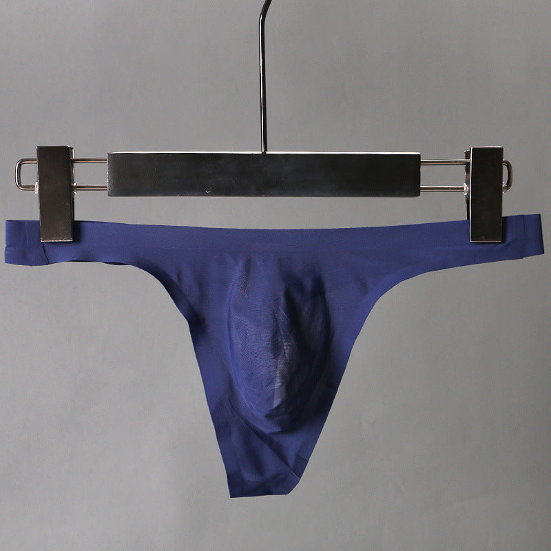 Fashion New Men's Low Waist Ice Silk T-back