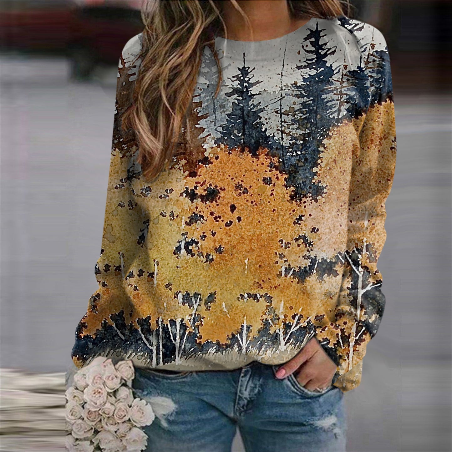 DepthWeave 3D Knit Sweater