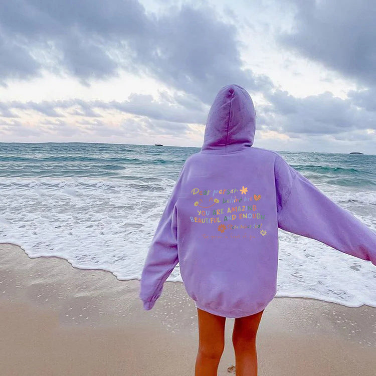 CozyScript Fleece Hoodie