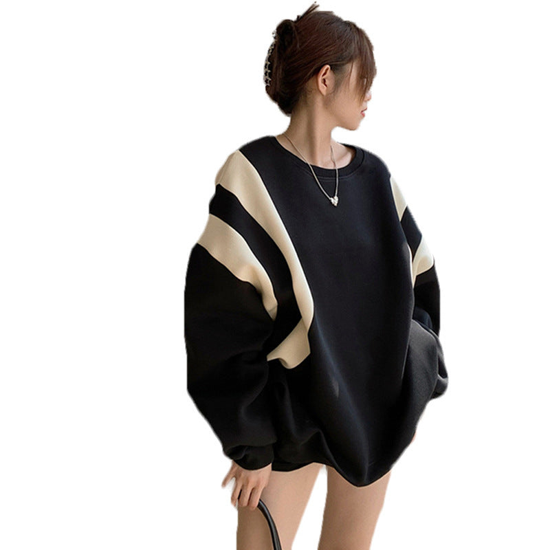 SeoulChic Contrast Stitch Sweater