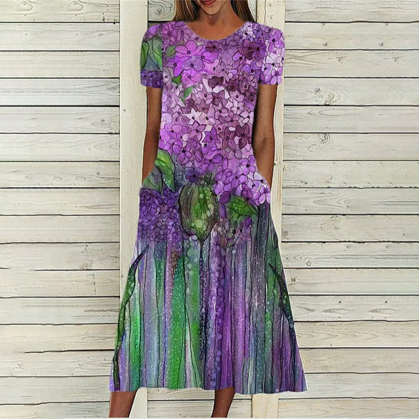 Blossom Haven Pocket Dress
