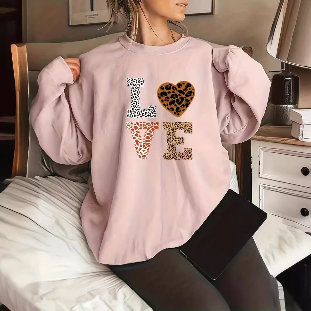 WildHeart Plus-Size Leopard Sweater
