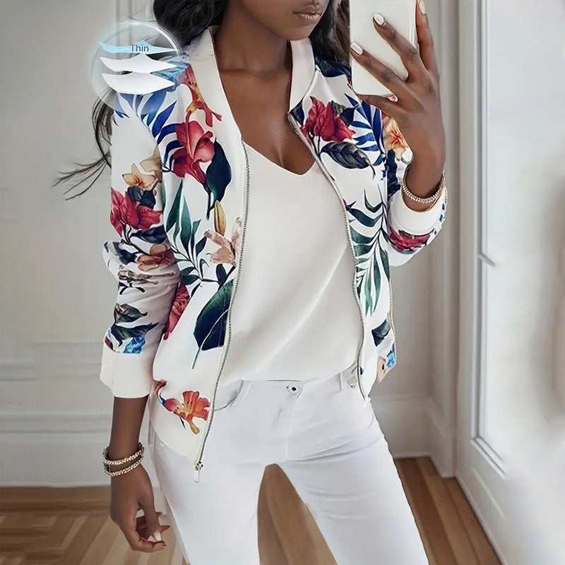 BotaniChic Zip-Up Jacket