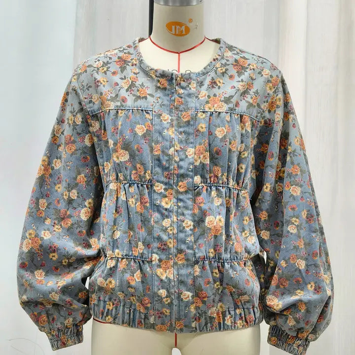 Rosélia Vintage Batwing Denim Coat