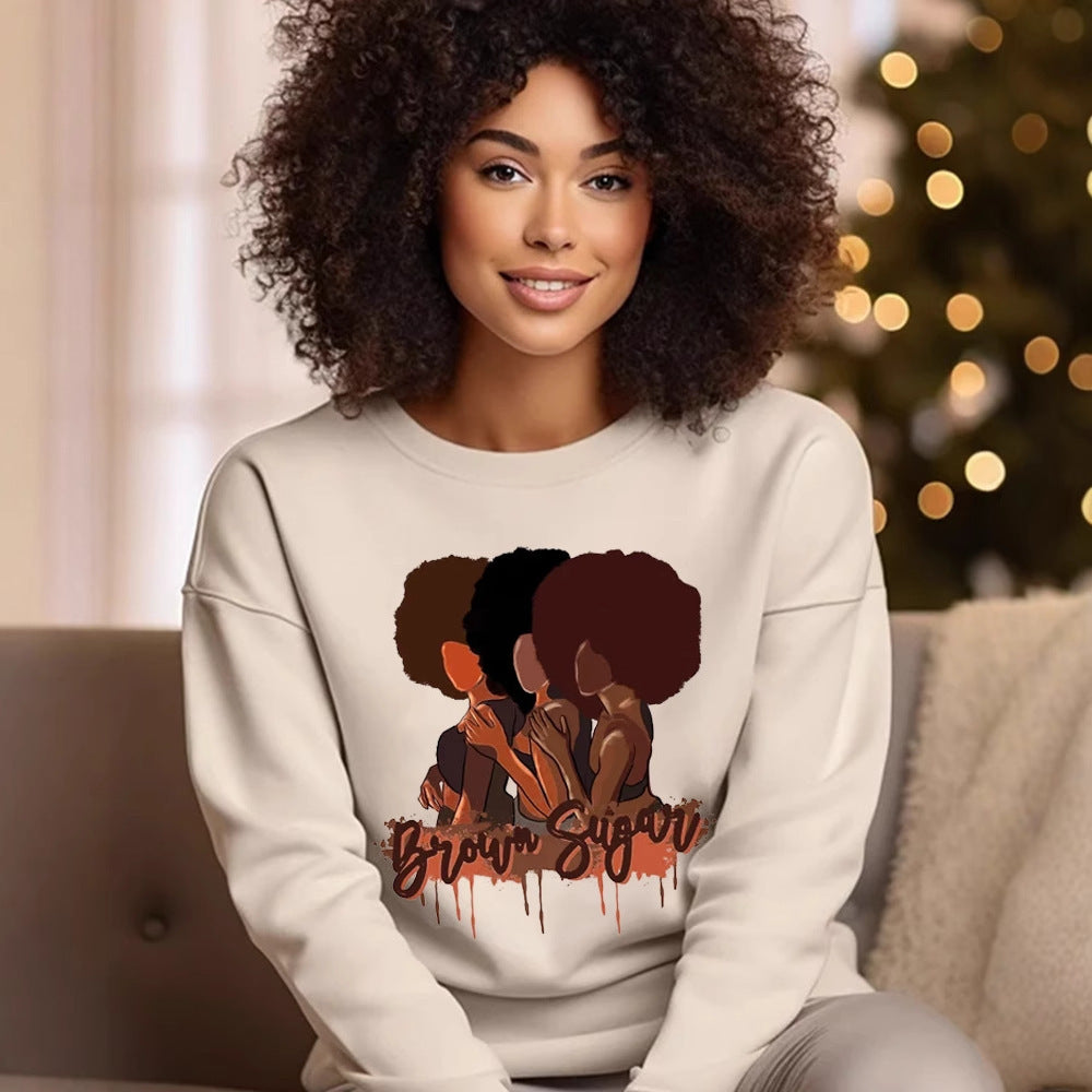 PrintEase Round-Neck Sweater
