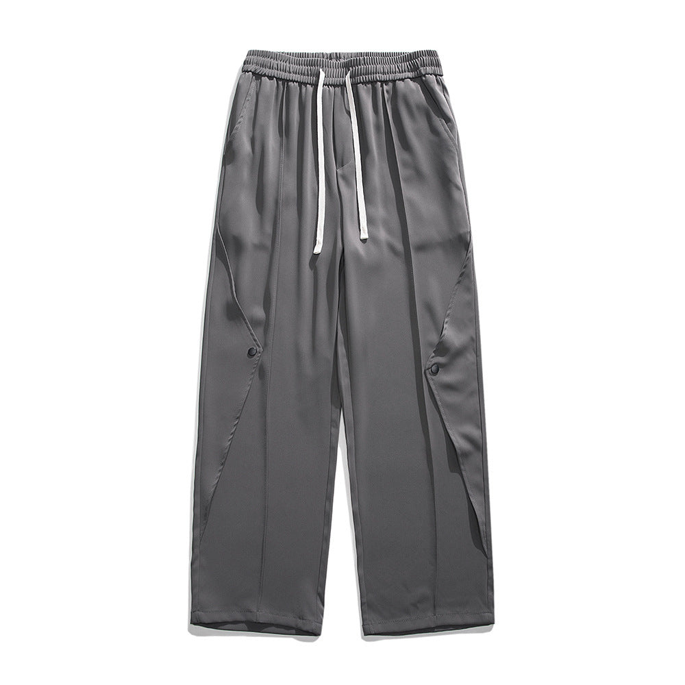 Summer Thin Ice Silk Casual Pants Men