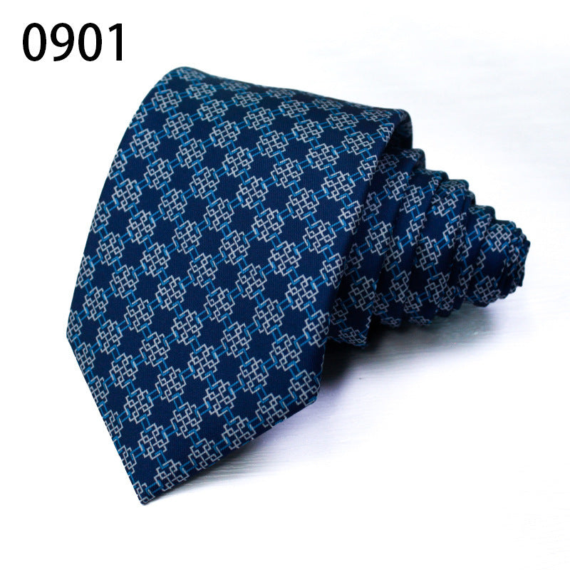 Fashion Polyester Silk Printed Men's Casual Tie