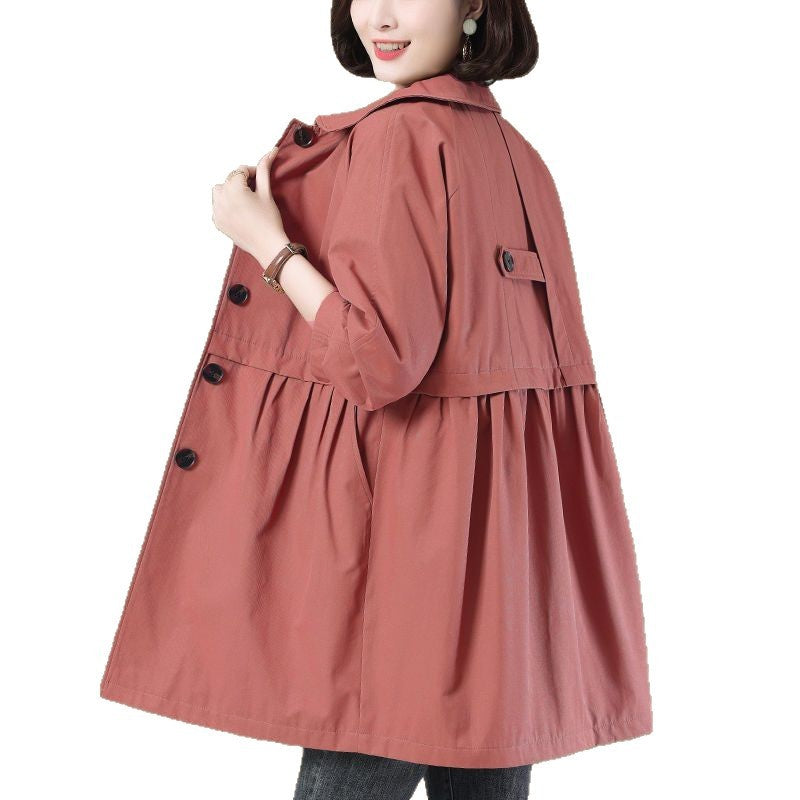 SvelteLine Waist Trench Coat