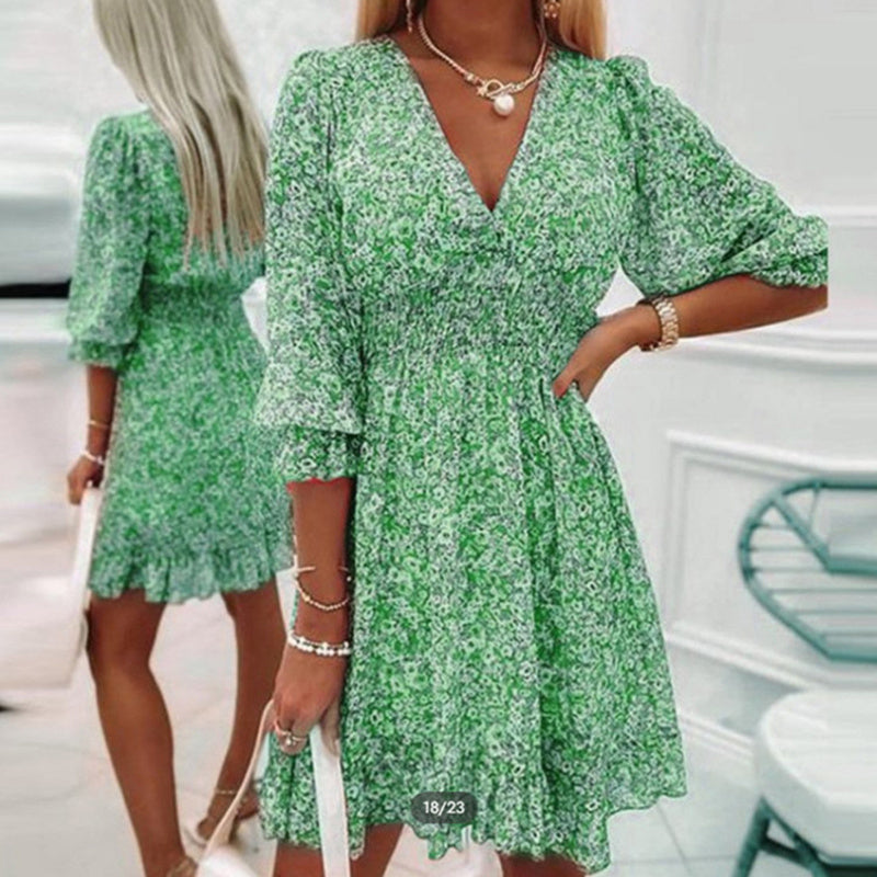 SolBloom Boho Swing Dress
