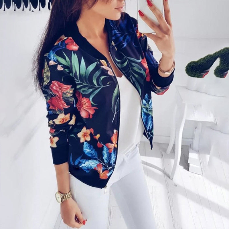 BotaniChic Zip-Up Jacket