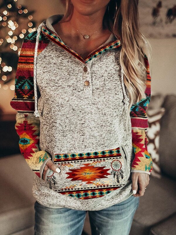 FrostPrint Gray Sweater