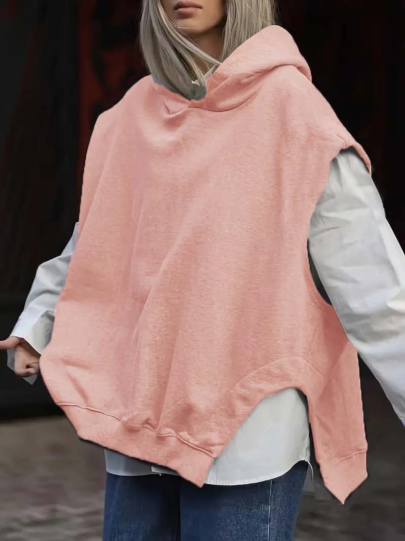 ChicLayer Sleeveless Hoodie Vest