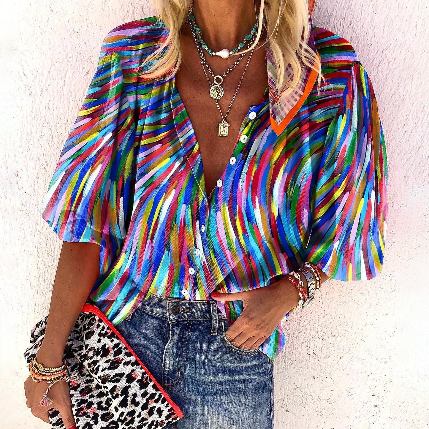Solvéra Vintage Bloom Shirt