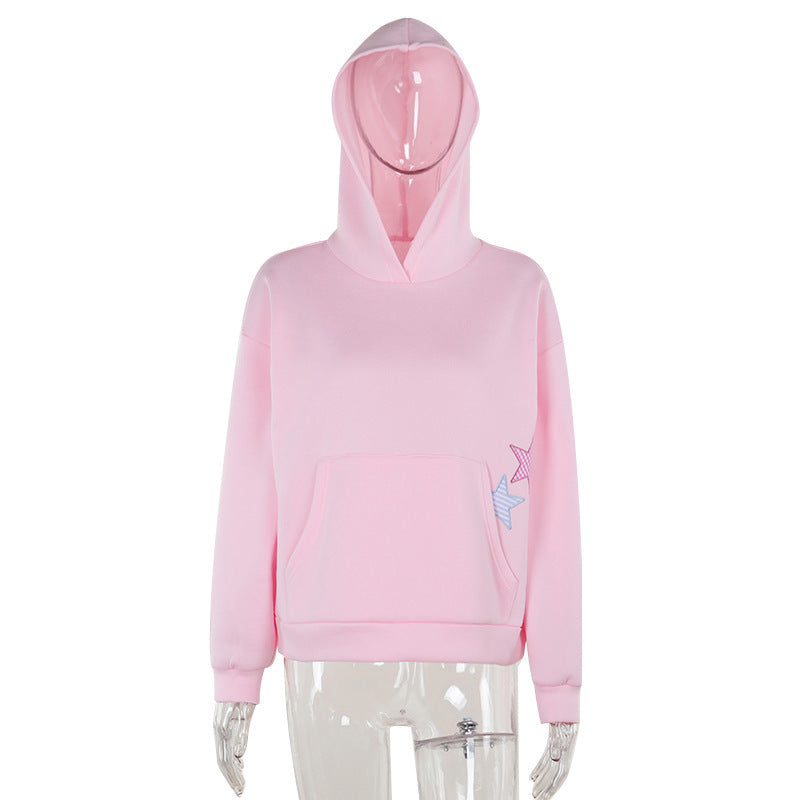 StitchTrend Embroidered Hoodie