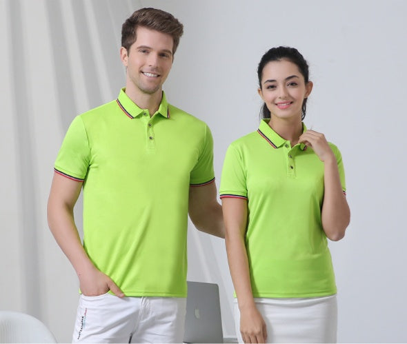 Summer ice silk quick-drying factory uniform work clothes