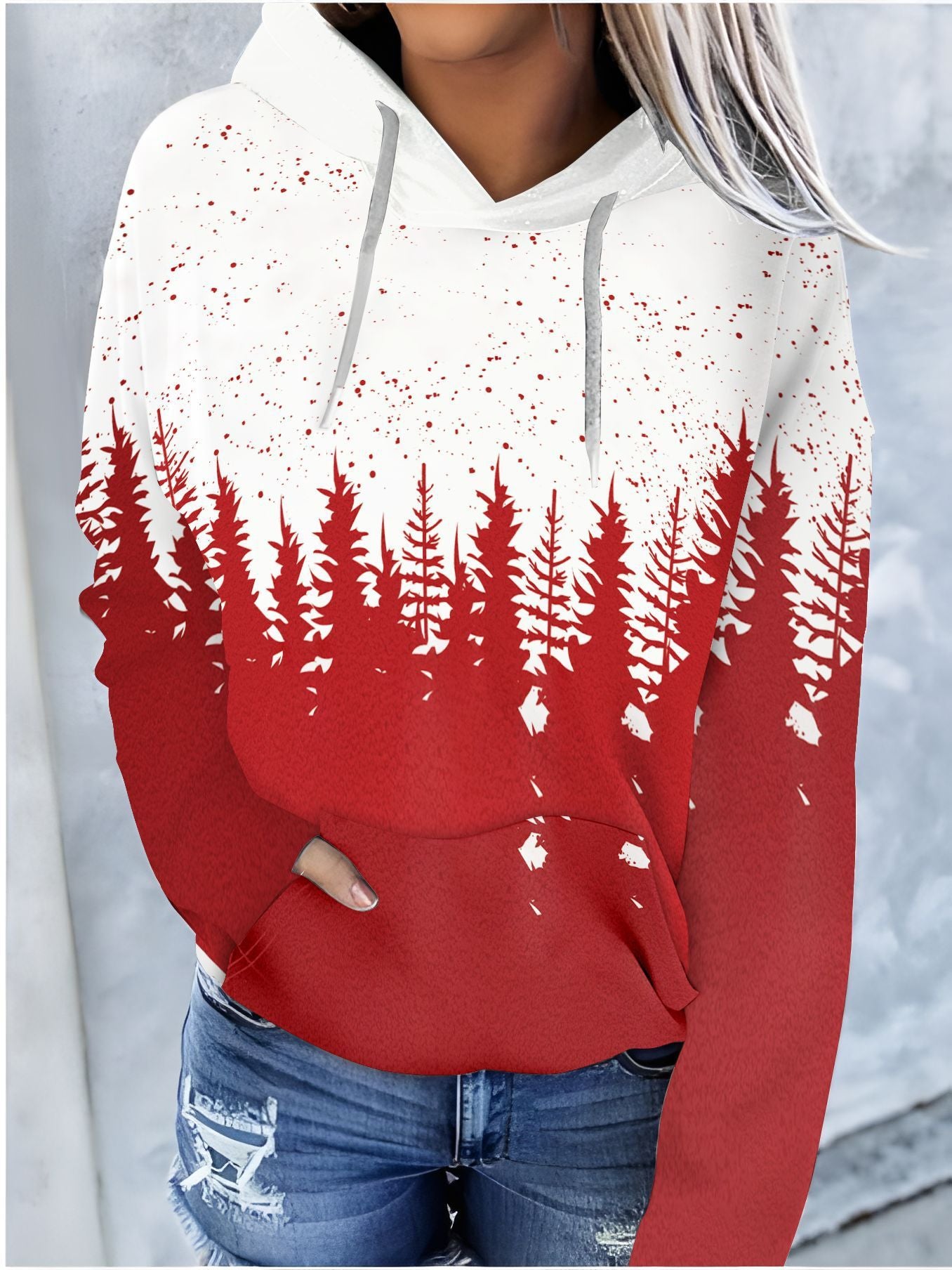 FestiveGlow Hooded Sweater