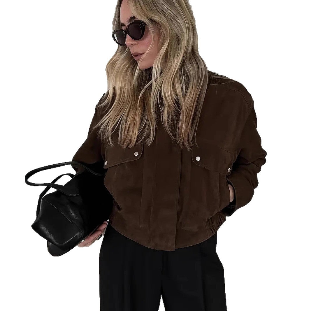 UmberEdge Trench Jacket