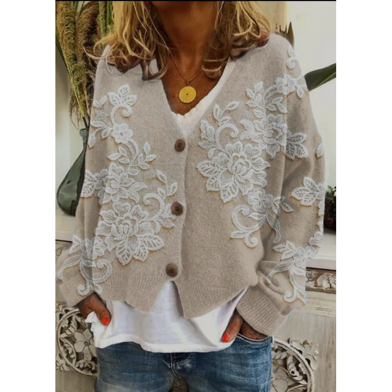 ArtLoom Abstract Cardigan Coat