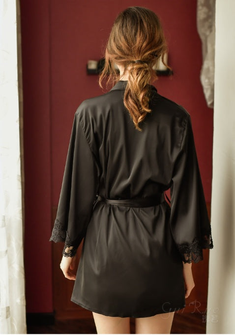 Sexy silk nightdress