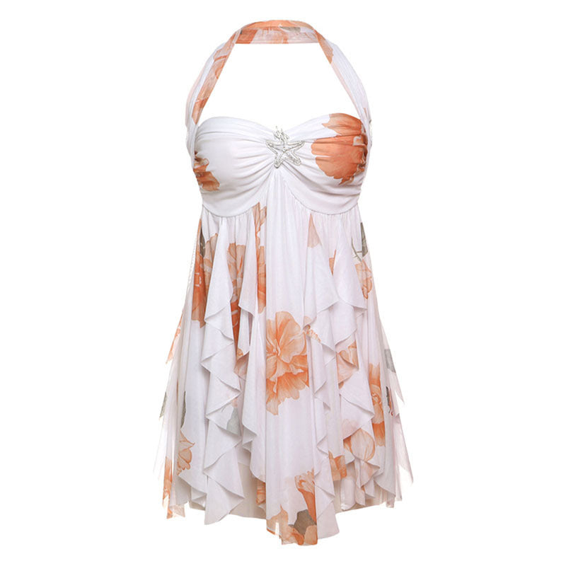 Midnight Dusk Halter Dress