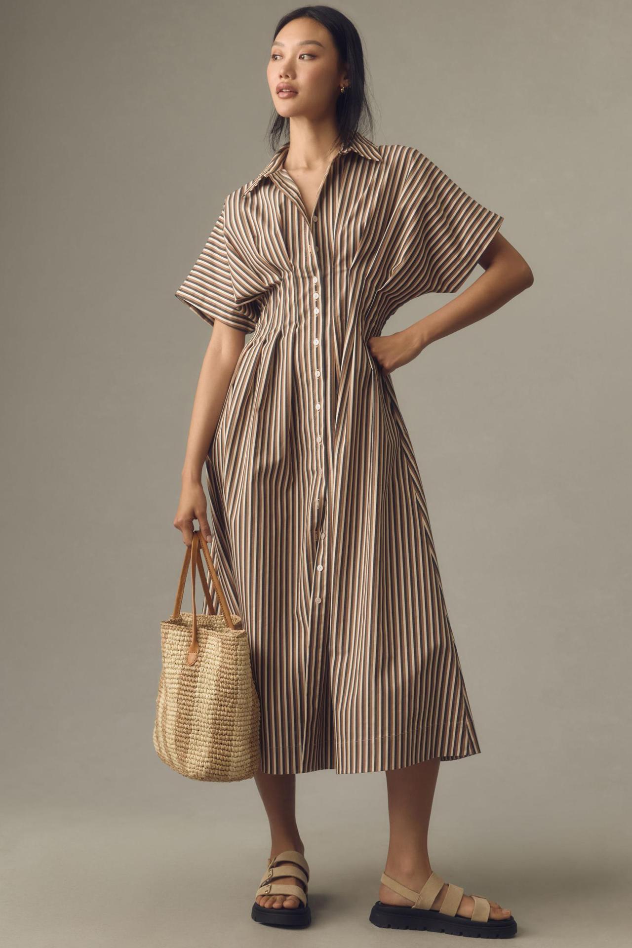 SculptEase Longline Shirt Dress