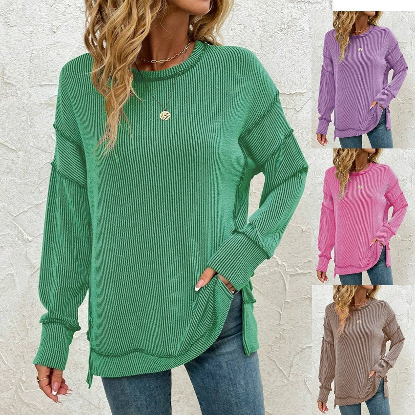 TwistEase Split Hem Sweater