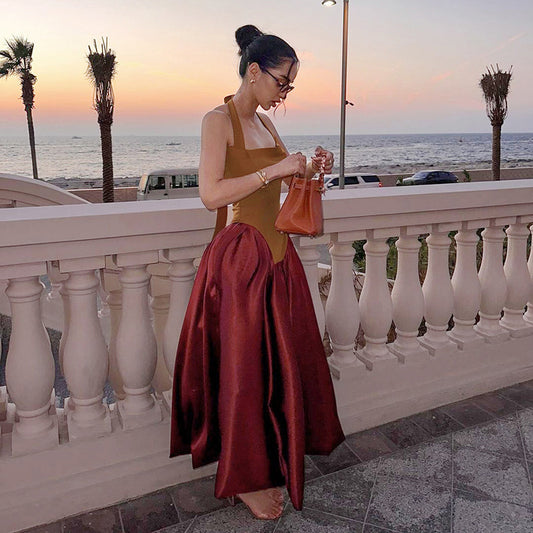 Solstice Lure Halter Dress