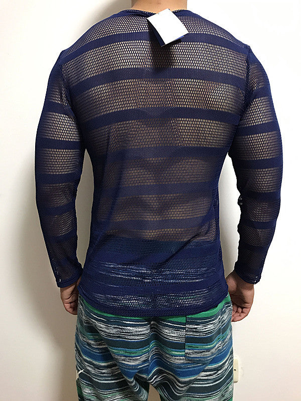 Ice silk mesh long sleeve