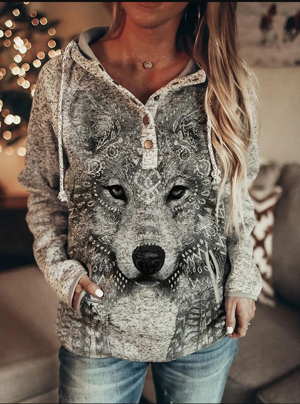 FrostPrint Gray Sweater