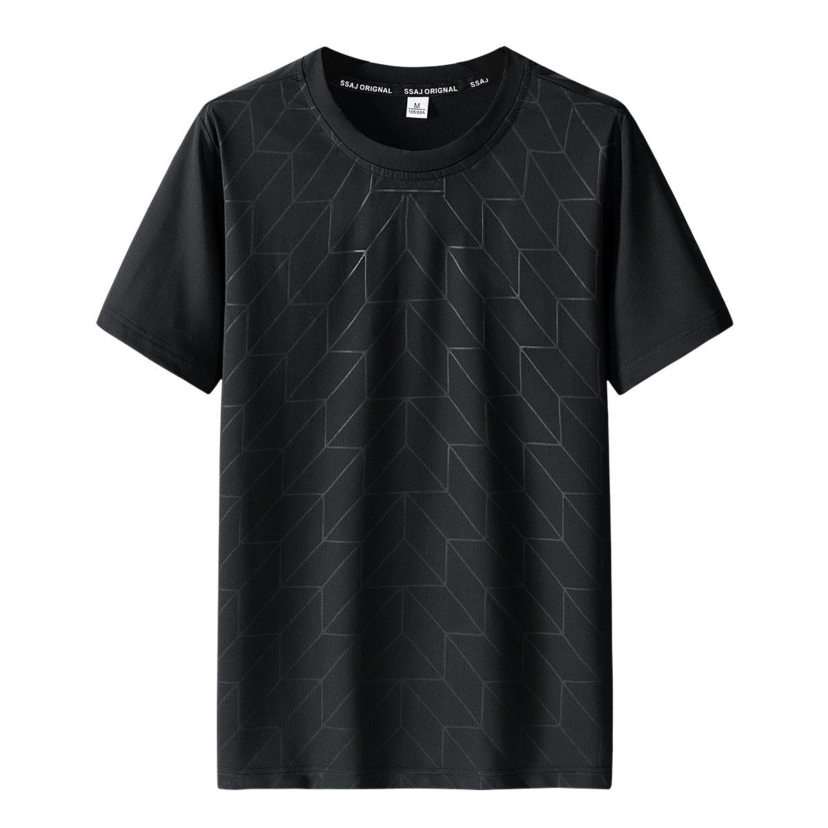 Summer Printed Ice Silk Short Sleeve T-shirt