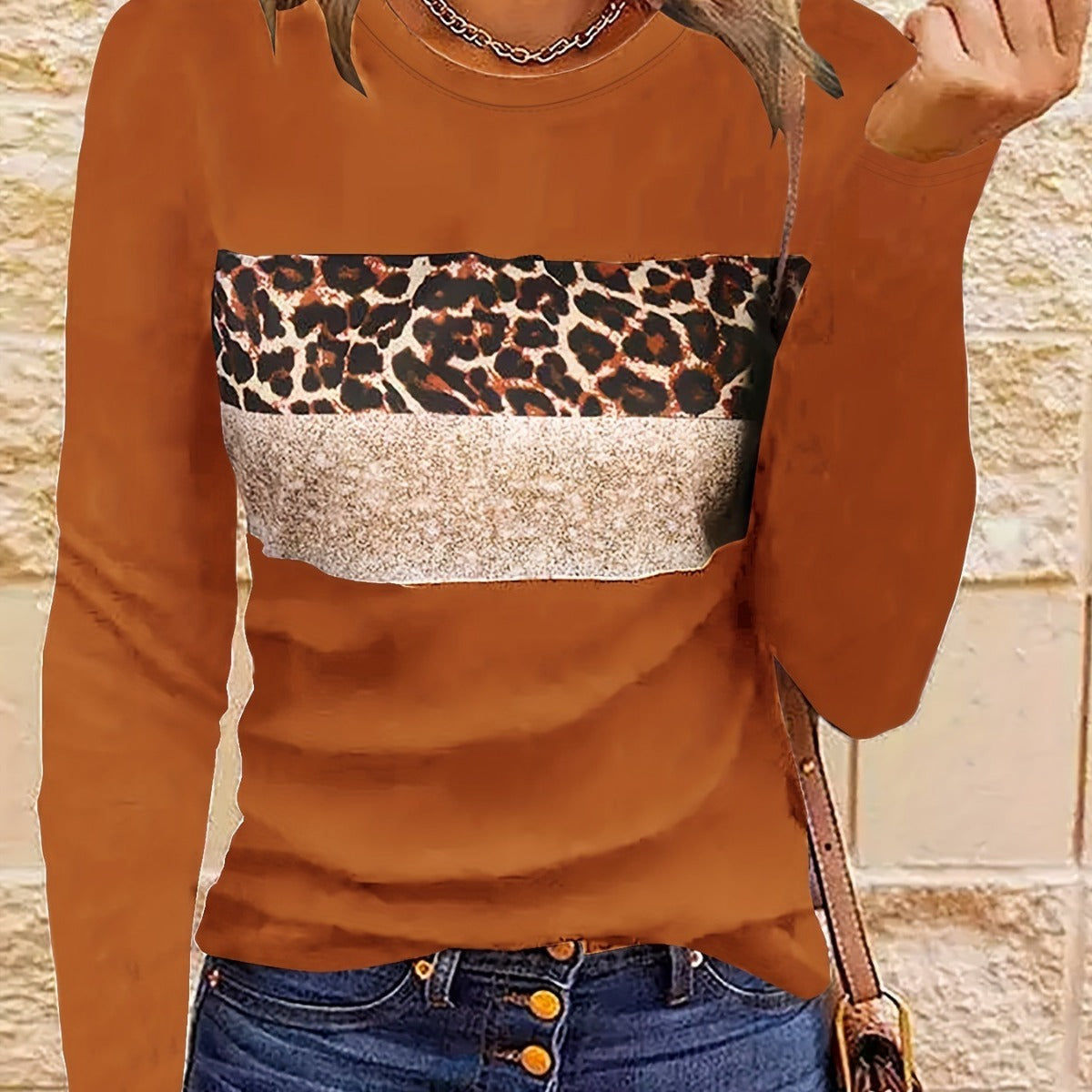 PrintEase Fitted Long Sleeve Tee