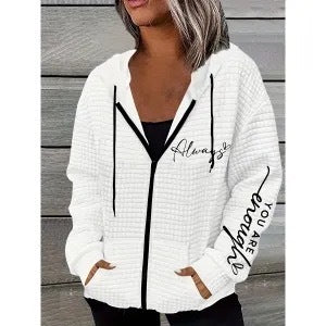 Urban Mist Zip Hoodie Coat