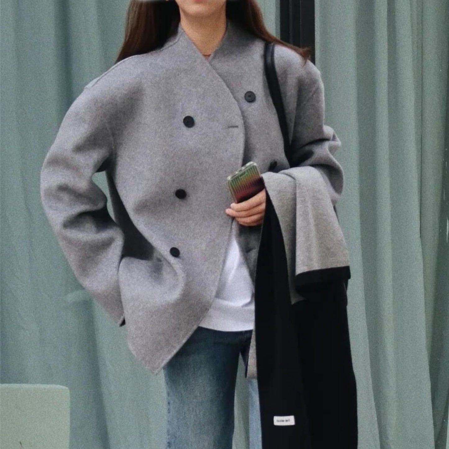 RegalCheck Woolen Coat