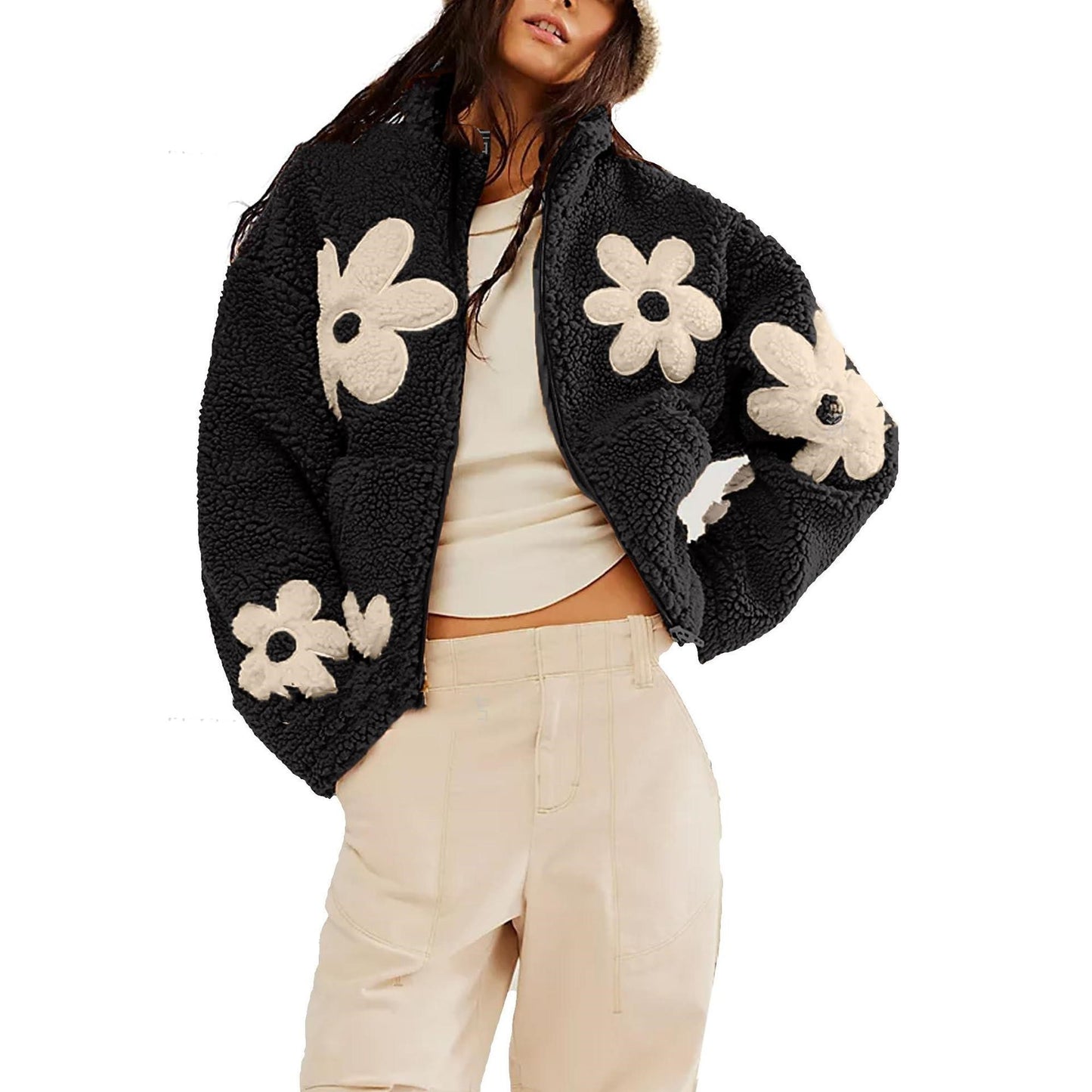 Luvienne Lamb Wool Coat