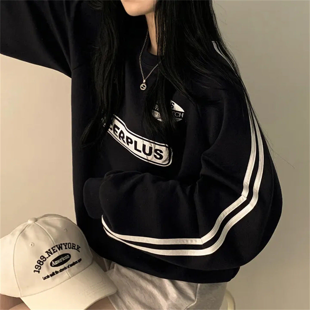 NoirEase Korean Round Neck Sweater