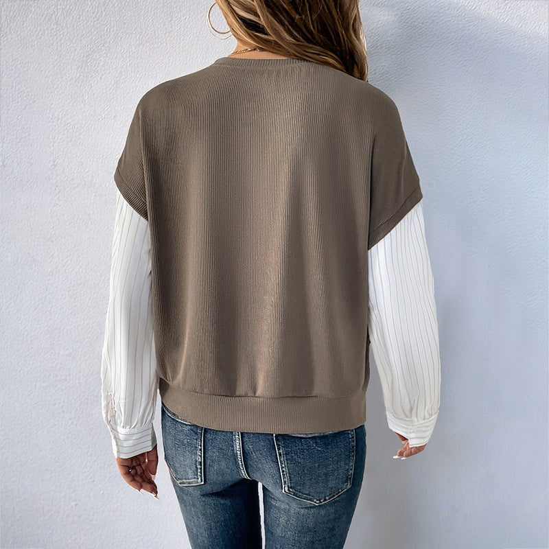 TwinTone Knit Sweater