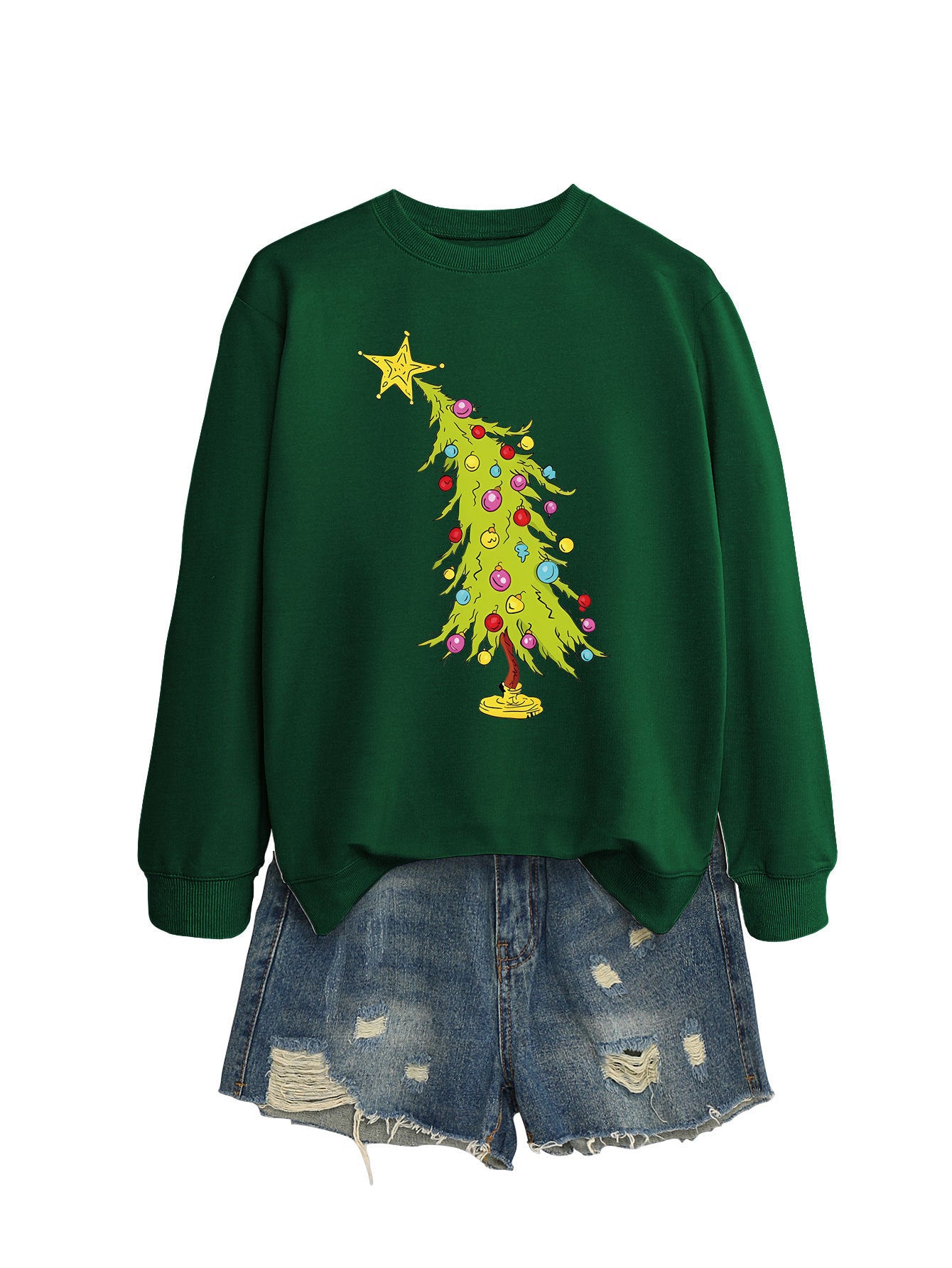 Starlit Fir Festive Sweater