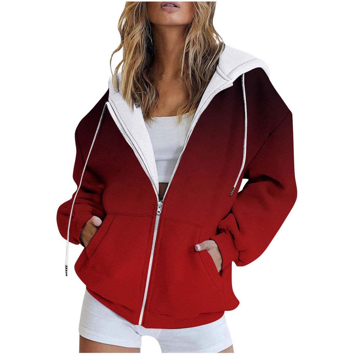 CityPrint Zip Sweater